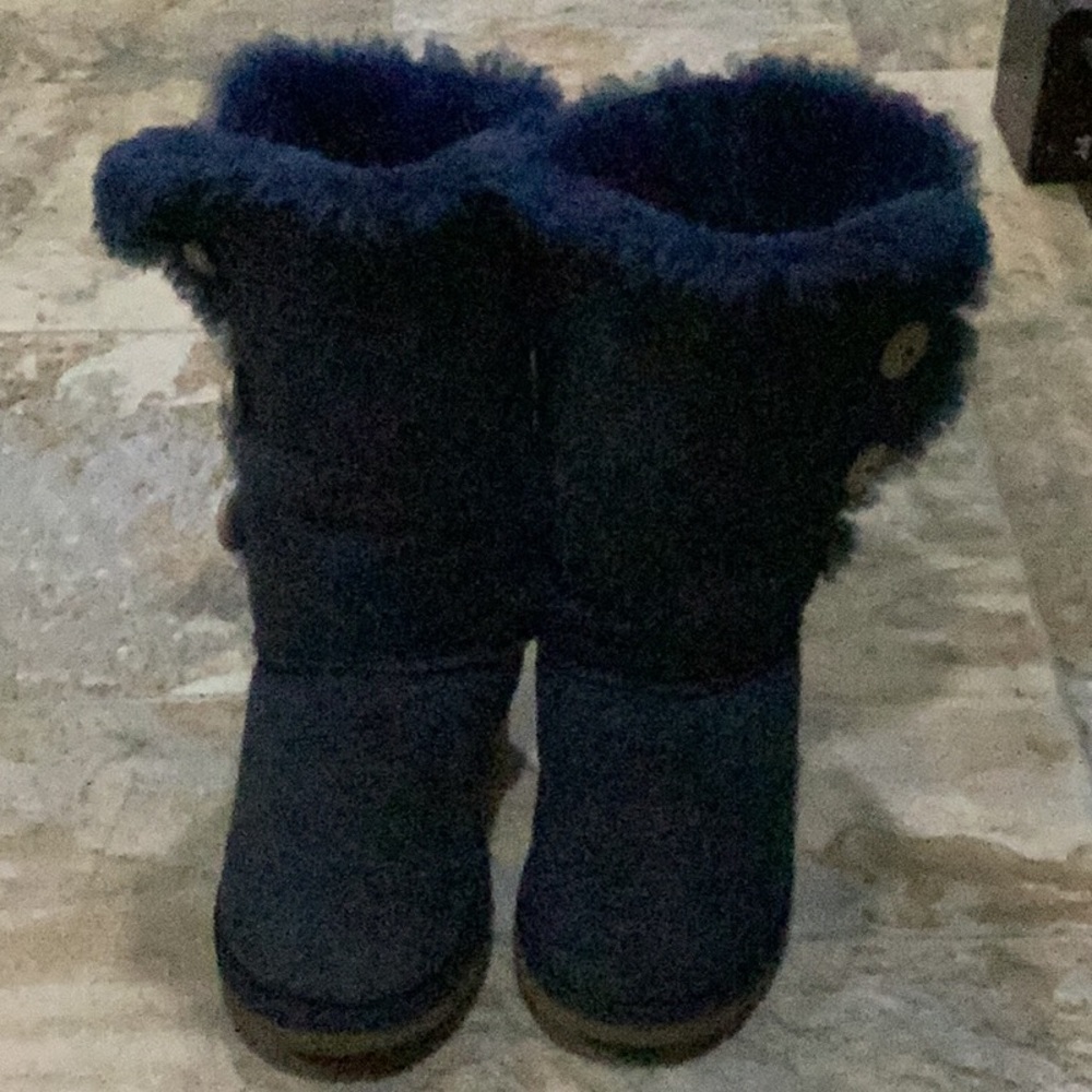 UGG Bailey Button Triplet Sheepskin Boots